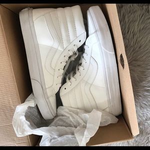 Vans leather high tops